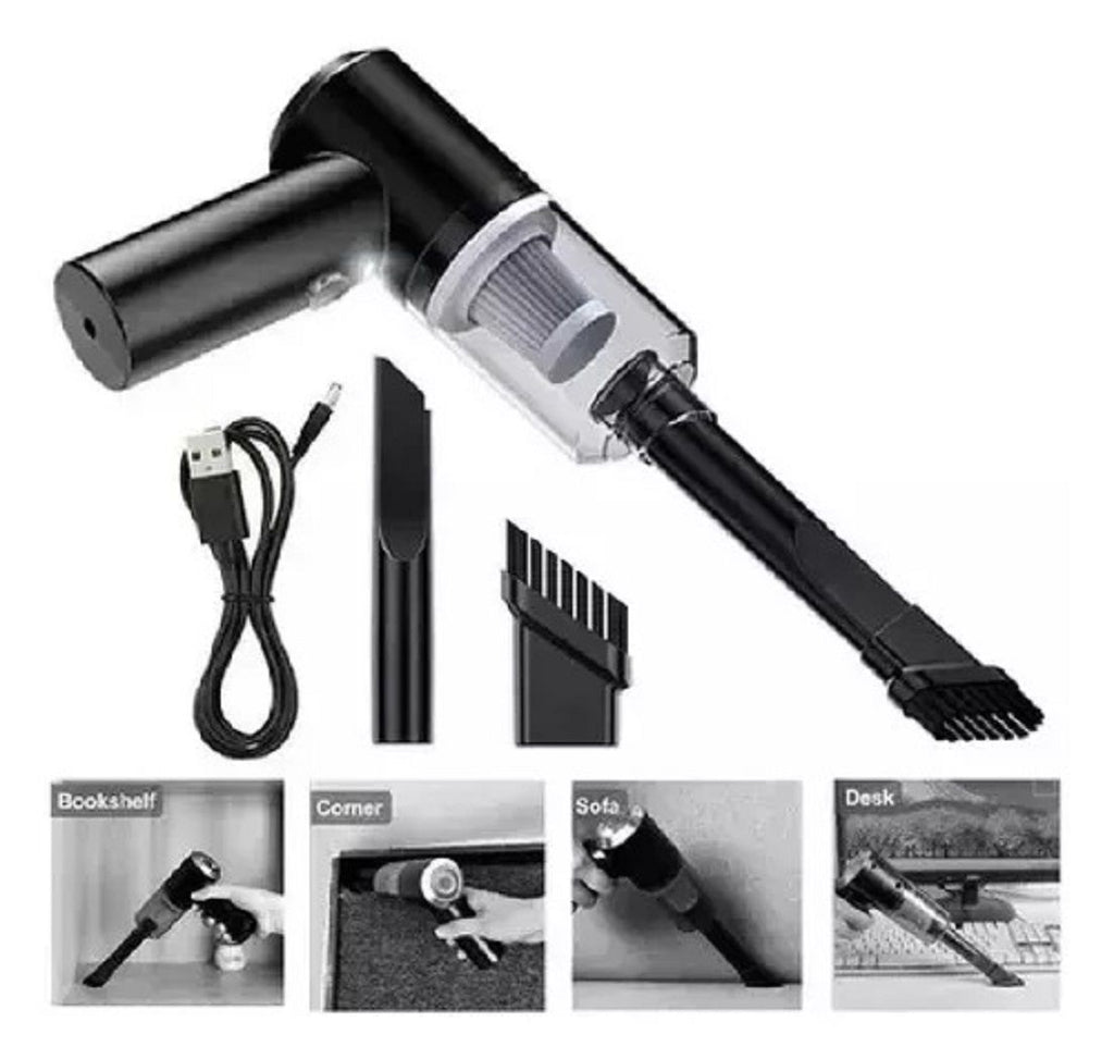 🌀 Aspiradora Portátil de Alta Potencia | Limpieza Rápida en Cualquier Lugar