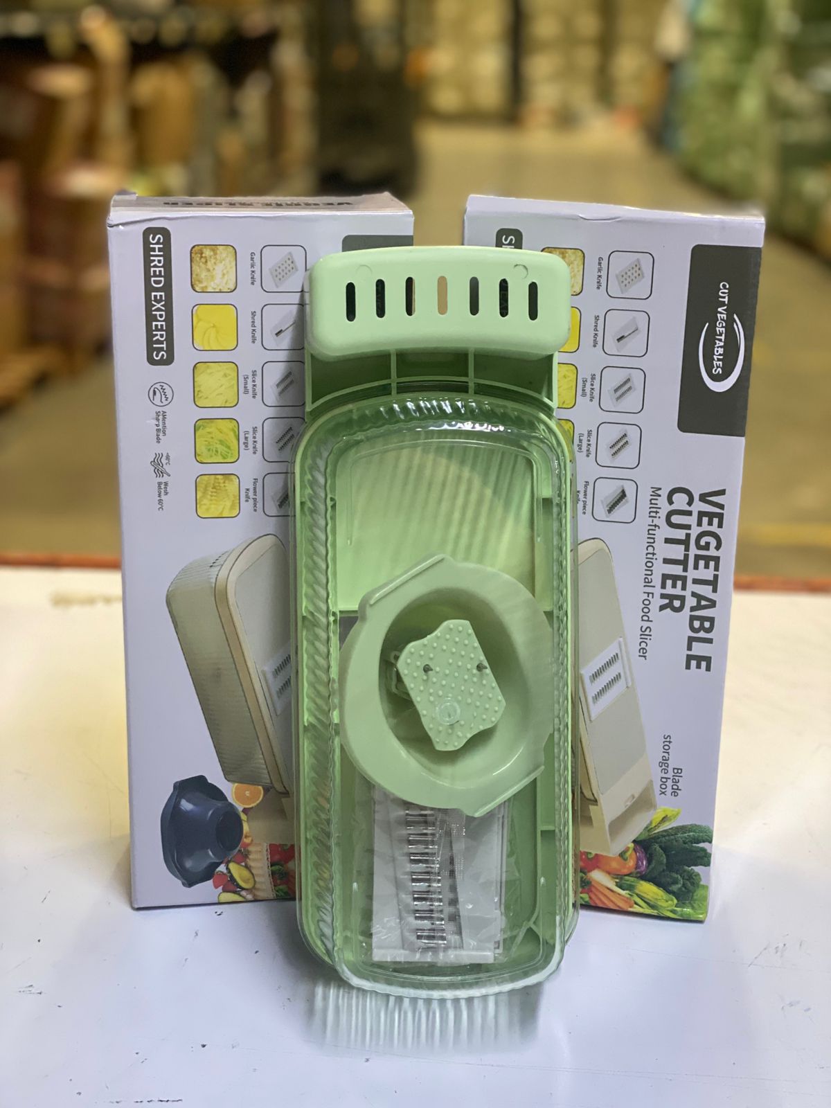 🔪 CORTADOR DE VERDURAS DE ACERO INOXIDABLE